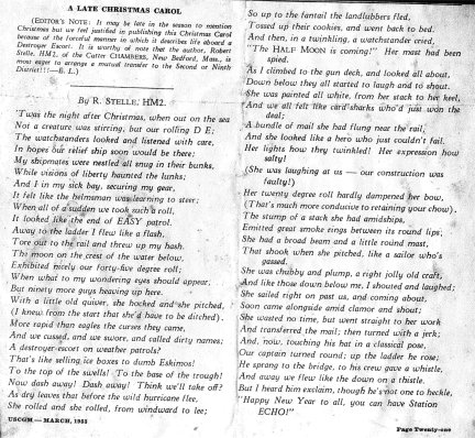 A Late Christmas Carol --  click below for text article